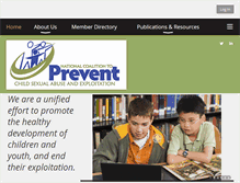 Tablet Screenshot of preventtogether.org